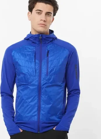 Salomon Elixir Hybrid Hooded Funktionsjacke surf the web (Herren)