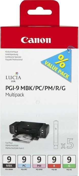 Canon Tinte PGI-9MBK/PC/PM/R/G Multipack