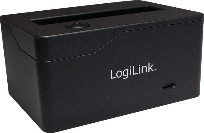 LogiLink USB 3.0 Quickport für 2,5" SATA HDD/SSD schwarz, USB 3.0 Micro-B