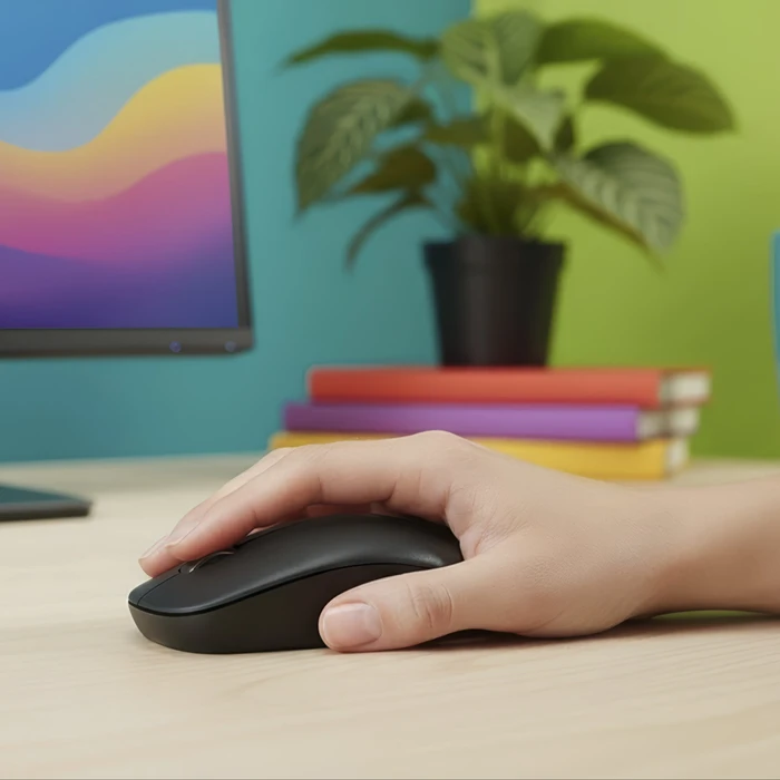 NGS Fog Pro Silent Wireless Mouse blau, USB