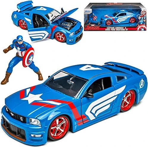 Jada Toys Marvel - Captain America 2006 Ford Mustang GT 1:24