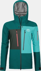 Ortovox 3L Deep Shell Funktionsjacke pacific green (Damen)