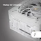 Mars Gaming MPB750SIM weiß 750W, ATX Vorschaubild