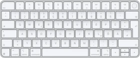 Apple Magic Keyboard mit Touch ID für Mac mit Apple Chip (USB-C), weiß/silber, USB/Bluetooth, DE