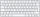 Apple Magic Keyboard mit Touch ID für Mac mit Apple Chip (USB-C), weiß/silber, USB/Bluetooth, DE (MXCK3D/A)