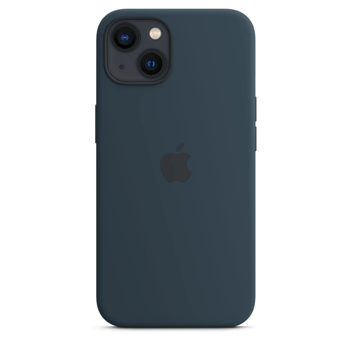 Apple Silikon Case mit MagSafe für iPhone 13 abyssblau