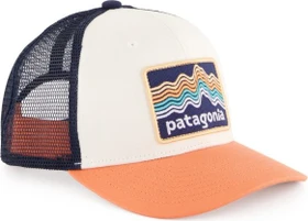 Patagonia Trucker Kappe ridge rise stripe/coho coral (Junior)