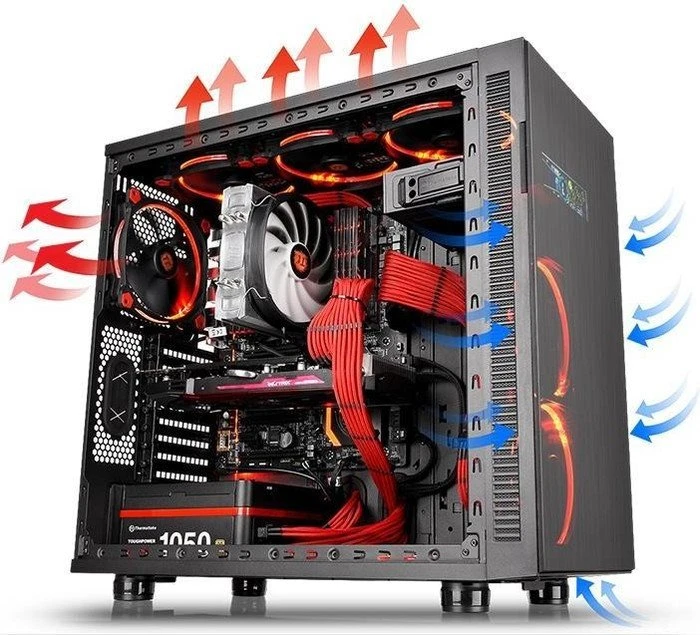 Thermaltake Suppressor F31, Acrylfenster, schallgedämmt