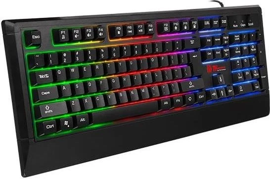 Tt esports Challenger Combo RGB Maus und Tastatur Set schwarz, USB, DE