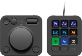 Logitech MX Creative Console Dialpad und Keypad Set, grafit, USB-C/Bluetooth