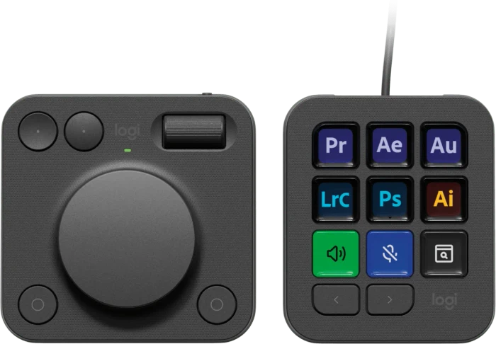 Logitech MX Creative Console Dialpad und Keypad Set, grafit, USB-C/Bluetooth
