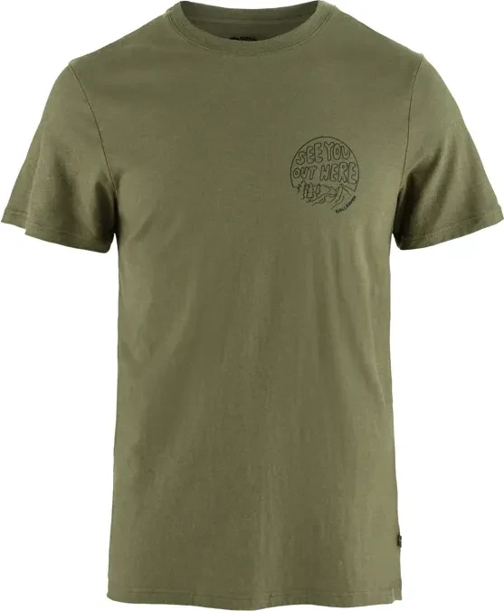 Fjällräven Hemp Blend Out Here T-Shirt kurzarm grün (Herren)