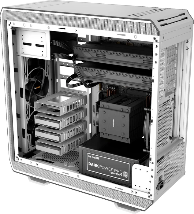 be quiet! Dark Base Pro 900 White Edition weiß, Glasfenster, schallgedämmt