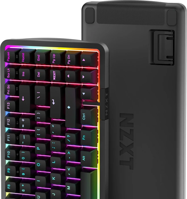 NZXT Function Elite MiniTKL, matt schwarz, LEDs RGB, hot-swap, NZXT Magnetic, USB, UK