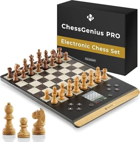 Millennium Schachcomputer ChessGenius Pro Wood Edition