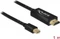 DeLOCK Mini DisplayPort 1.1/HDMI Adapterkabel, 1m Vorschaubild