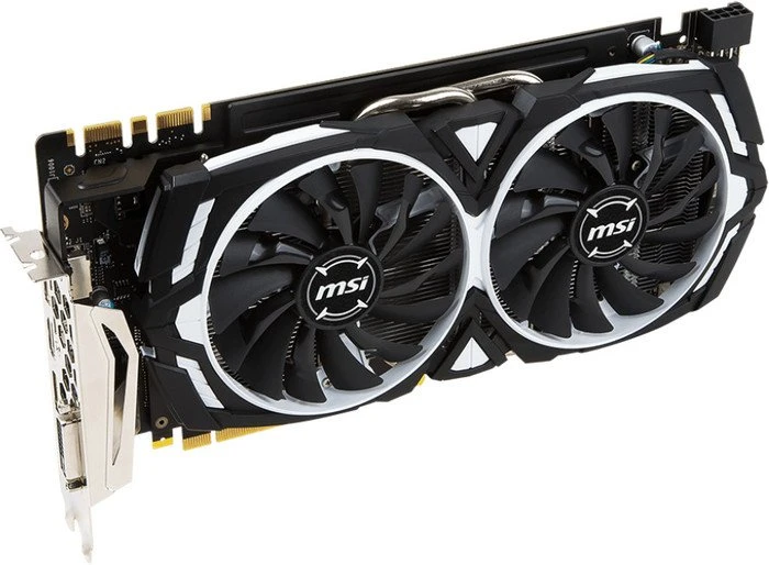 MSI GeForce GTX 1070 Armor 8G OC, 8GB GDDR5, DVI, HDMI, 3x DP