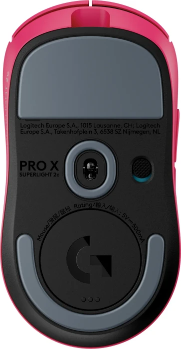Logitech G Pro X Superlight 2c Compact Lightspeed rosa, USB