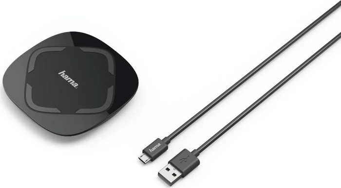 Hama kabelloses Ladegerät QI-FC 10 schwarz