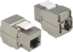 DeLOCK Keystone Modul RJ-45 Buchse via RJ-45 Buchse Cat6