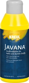 Kreul Javana Stoffmalfarbe für helle und dunkle Stoffe, gelb, 250ml