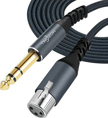 Twozoh XLR-Klinke-Kabel 1.0m