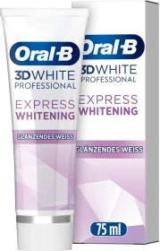 Oral-B 3D White Professional Express Whitening Glänzendes Weiß Zahncreme, 75ml