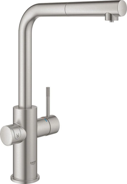 Grohe Blue Home Starter Set L-Auslauf supersteel