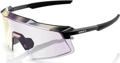 100% Aerocraft gloss black/photochromic purple mirror