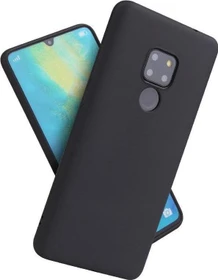 Cyoo Premium Liquid Silicon Case für Huawei Mate 20 schwarz