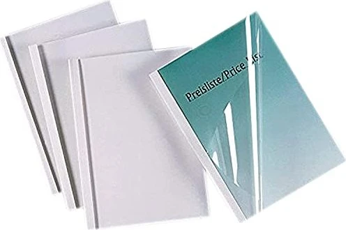 GBC Thermobindemappe, A4, 150µm, weiß matt, 280 Blatt, 50 Stück