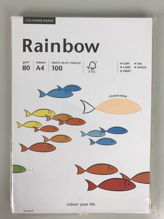 lachs, A4, 80g/m², 100 Blatt