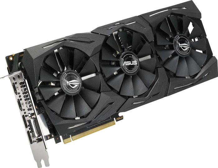 ASUS ROG Strix GeForce GTX 1080 Advanced 11Gbps, ROG-STRIX-GTX1080-A8G-11GBPS, 8GB GDDR5X, DVI, 2x HDMI, 2x DP