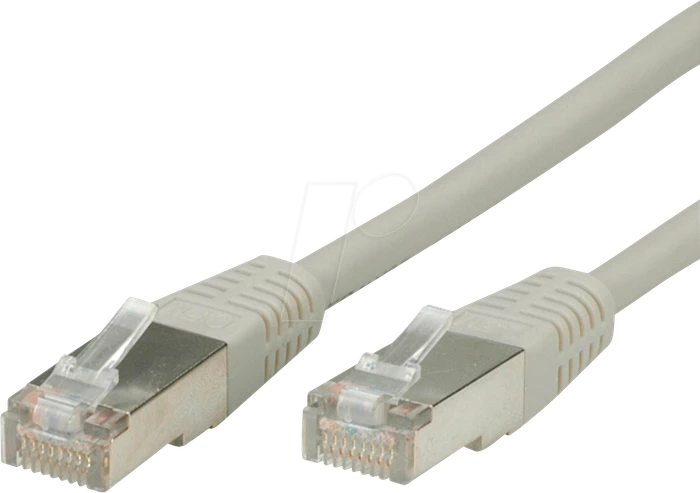 Value Patchkabel, Cat6, S/FTP, RJ-45/RJ-45, 1m, grau