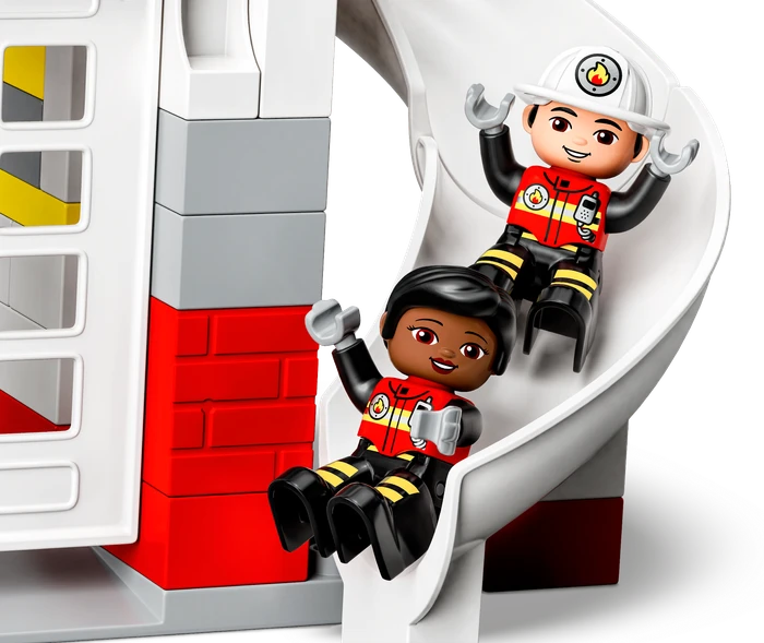 LEGO DUPLO - Feuerwehrwache mit Hubschrauber