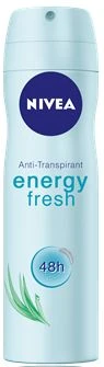 Nivea Energy Fresh Deodorant Spray, 150ml