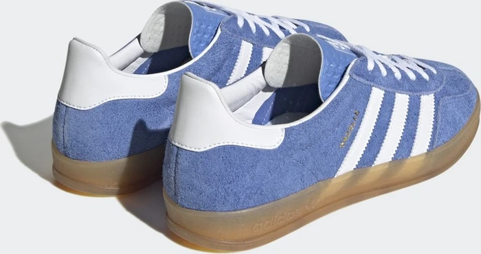 adidas Gazelle Indoor blue fusion/cloud white/gold metallic (Damen)