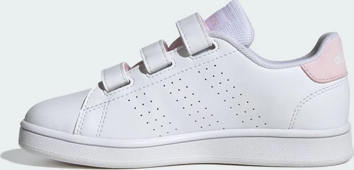 adidas Advantage Court Lifestyle Hook-and-Loop cloud white/clear pink (Junior)