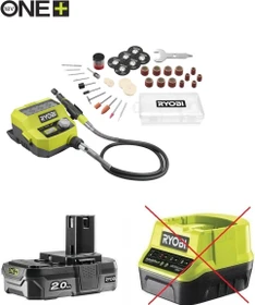 Ryobi R18RT-0 Akku-Geradschleifer solo inkl. Zubehör