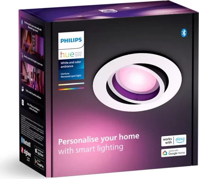 Philips Hue White and Color Ambiance Centura Einbauleuchte rund weiß