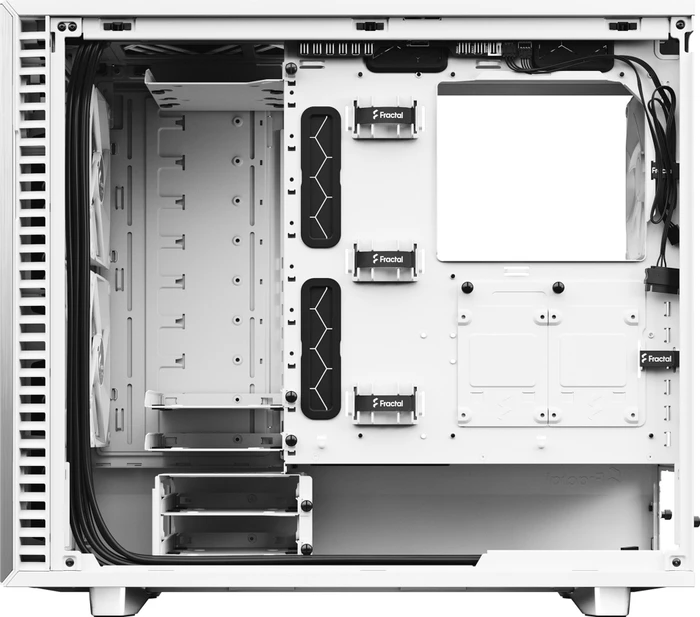 Fractal Design Define 7 White TG Clear Tint, Glasfenster, schallgedämmt
