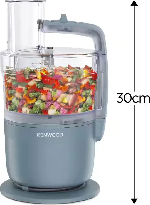 Kenwood FDP23.140GY Multipro Go Compact Food Processor storm blue