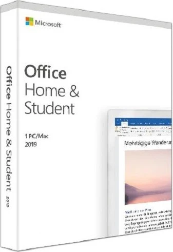 Microsoft Office 2019 Home and Student, PKC (multilingual) (PC/MAC)