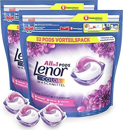 Lenor Allin1 Pods Amethyst Blütentraum, 104 Stück