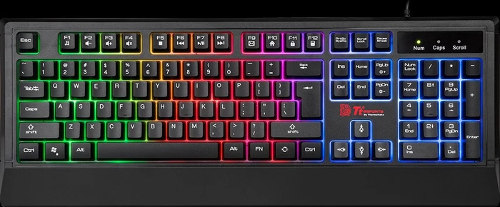 Tt esports Challenger Combo RGB Maus und Tastatur Set schwarz, USB, DE