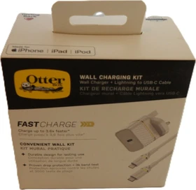 Otterbox USB-C Wandladegerät Premium (UK) + Standardkabel USB-C/USB-C weiß