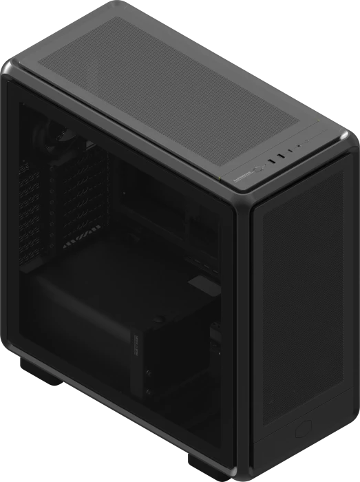 Cooler Master MasterFrame 600 Mesh, schwarz, Glasfenster