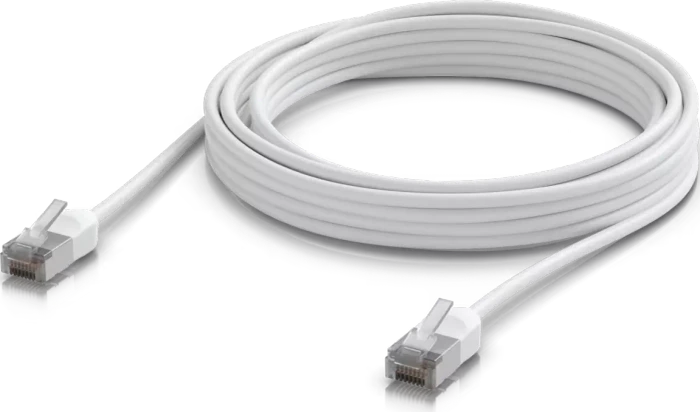 Ubiquiti UniFi Premium Patchkabel Outdoor, Cat6a, RJ-45/RJ-45, 5m, weiß