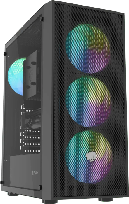 Natec Fury Shobo SH8F ARGB, Glasfenster
