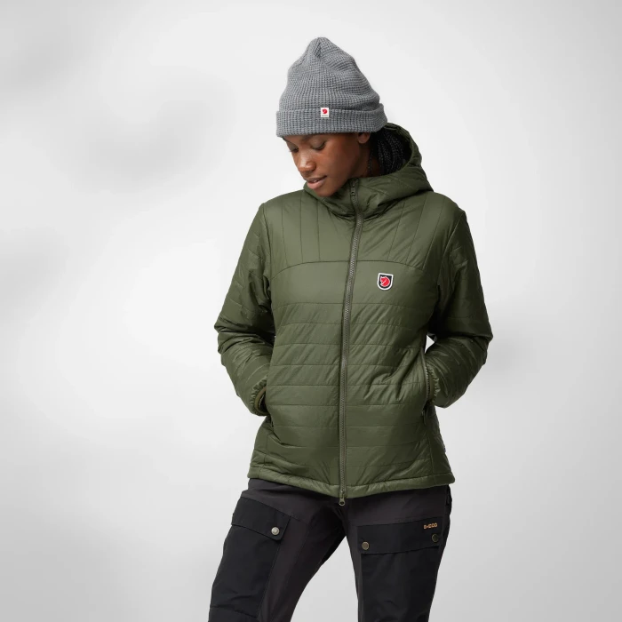 Fjällräven Expedition X-Lätt Hoodie Funktionsjacke deep forest (Damen)